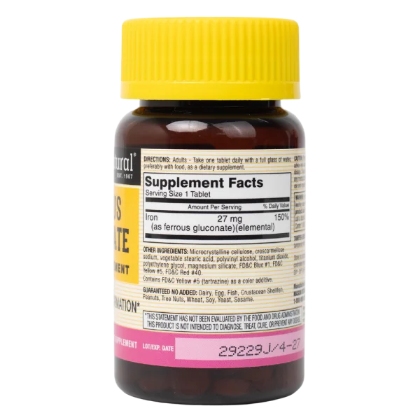 Sắt hữu cơ mát cho bà bầu Ferrous Gluconate