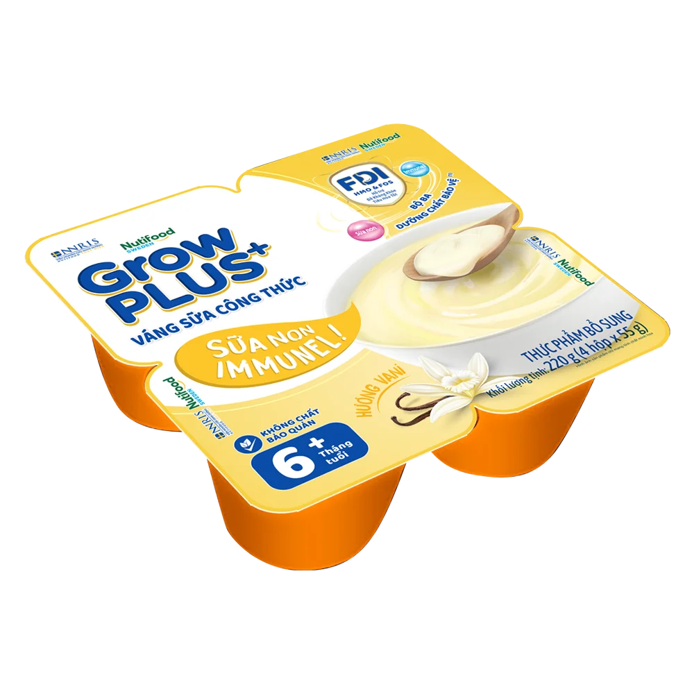 Váng sữa GrowPlus+ sữa non lốc 4 hộp