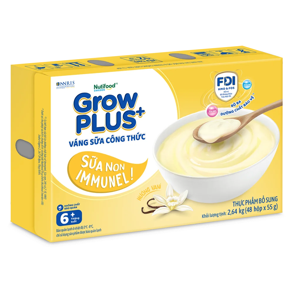 Váng sữa GrowPlus+ sữa non lốc 4 hộp