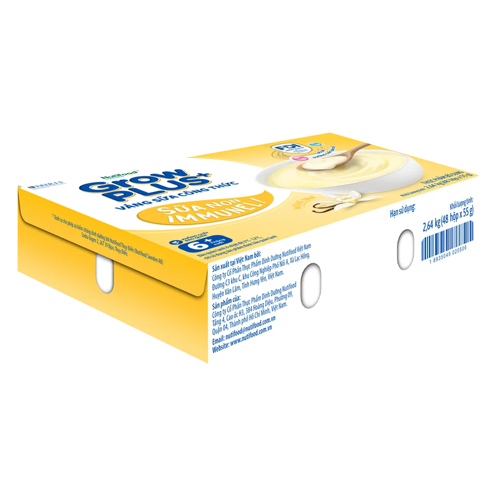 Váng sữa GrowPlus+ sữa non lốc 4 hộp