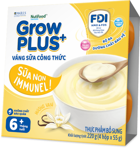 Váng sữa GrowPlus+ sữa non lốc 4 hộp