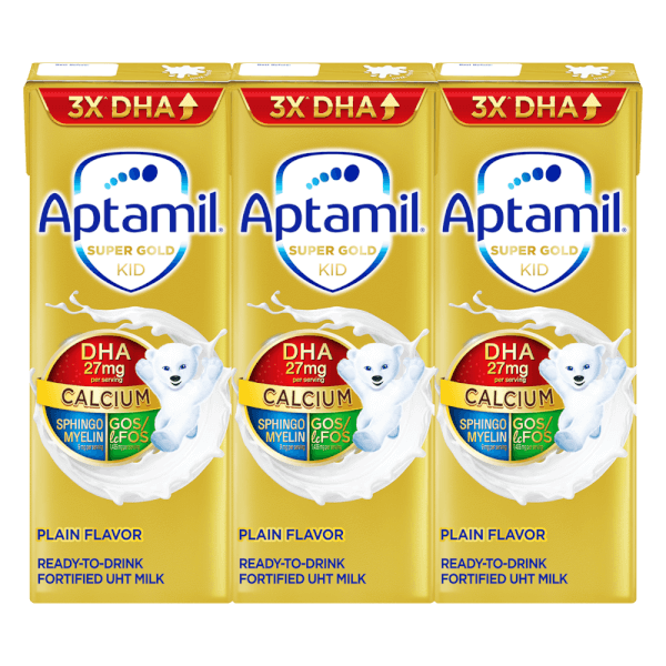 Sữa pha sẵn Aptamil Super Gold Kid 180ml (lốc 3 hộp)