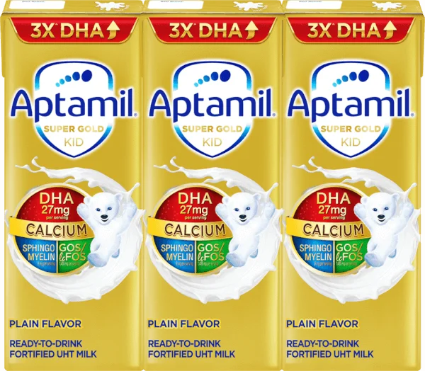 Sữa pha sẵn Aptamil Super Gold Kid 180ml (lốc 3 hộp)