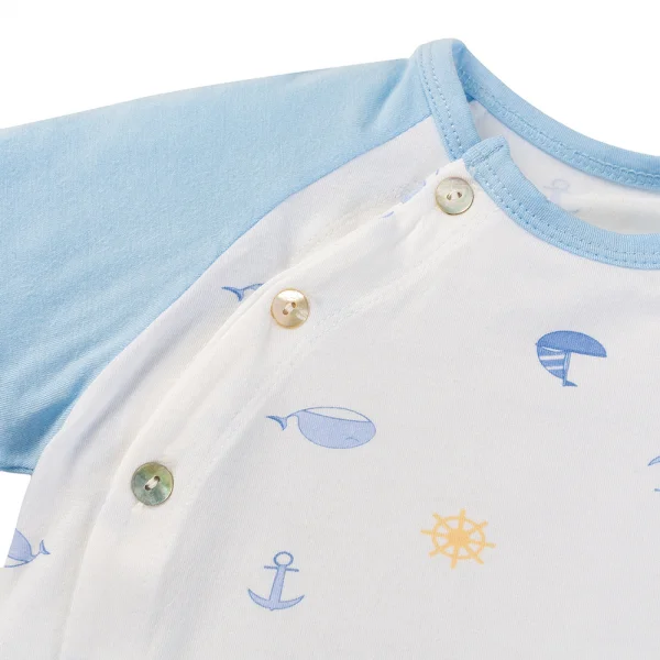 Set 2 Bộ kháng khuẩn Modal dài Animo BMC0525029 (0-24M,Biển-trắng,TT06)