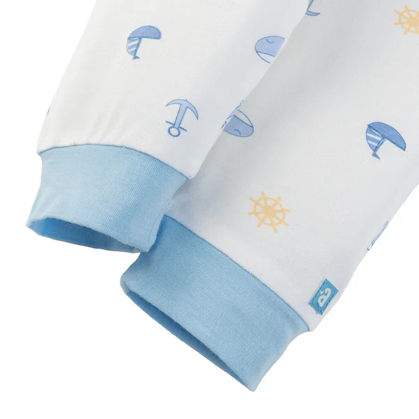 Set 2 Bộ kháng khuẩn Modal dài Animo BMC0525029 (0-24M,Biển-trắng,TT06)