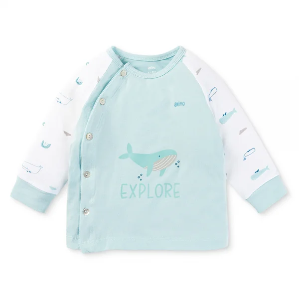 Set 2 Bộ kháng khuẩn Modal dài Animo BMC0525028 (0-24M,Ngọc-trắng,TT06)