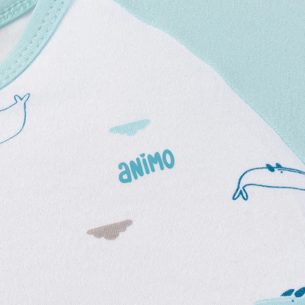 Set 2 Bộ kháng khuẩn Modal dài Animo BMC0525028 (0-24M,Ngọc-trắng,TT06)