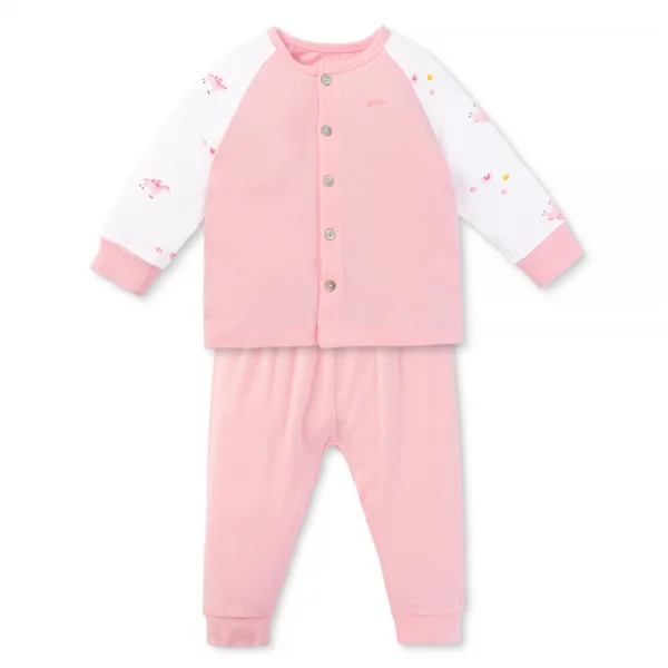 Set 2 Bộ kháng khuẩn Modal dài Animo BMC0525026 (0-24M,Phấn-trắng,NN06)