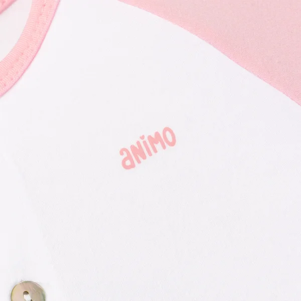Set 2 Bộ kháng khuẩn Modal dài Animo BMC0525026 (0-24M,Phấn-trắng,NN06)