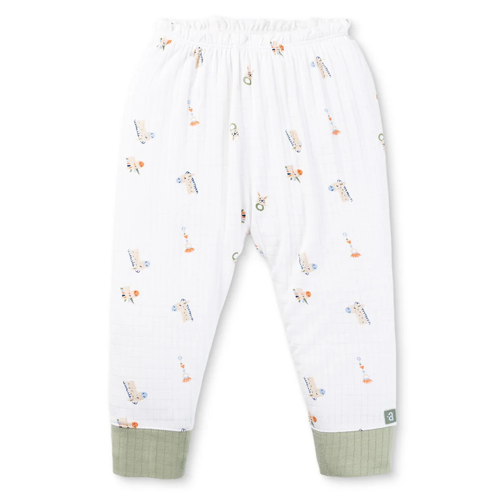 Set 2 bộ rayon chống muỗi dài Animo VD0525017 (0-24M,Lá-trắng,DD06)