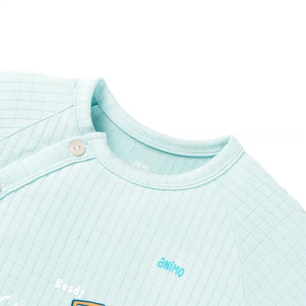 Set 2 bộ rayon chống muỗi ngắn Animo VD0425032 (0-24M,Biển-trắng,NN06)