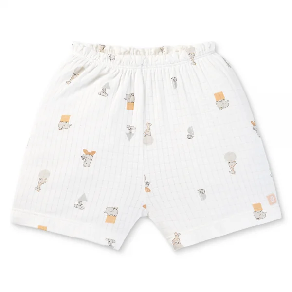 Set 2 bộ rayon chống muỗi ngắn Animo VD0425031 (0-24M,Kem-trắng,NN06)