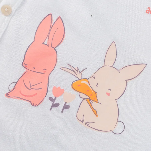 Set 2 bộ modal kháng khuẩn dài Animo VD0325031 (0-24M,Trắng-hồng,TT06)