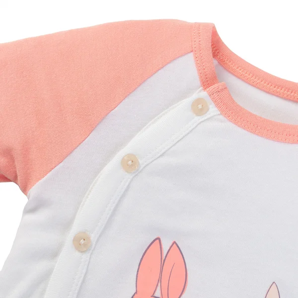 Set 2 bộ modal kháng khuẩn dài Animo VD0325031 (0-24M,Trắng-hồng,TT06)