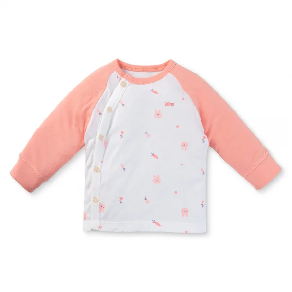 Set 2 bộ modal kháng khuẩn dài Animo VD0325031 (0-24M,Trắng-hồng,TT06)