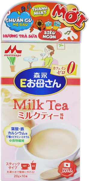 Sữa bầu Morinaga E-Okasan hương trà sữa 200g (10 thanh)