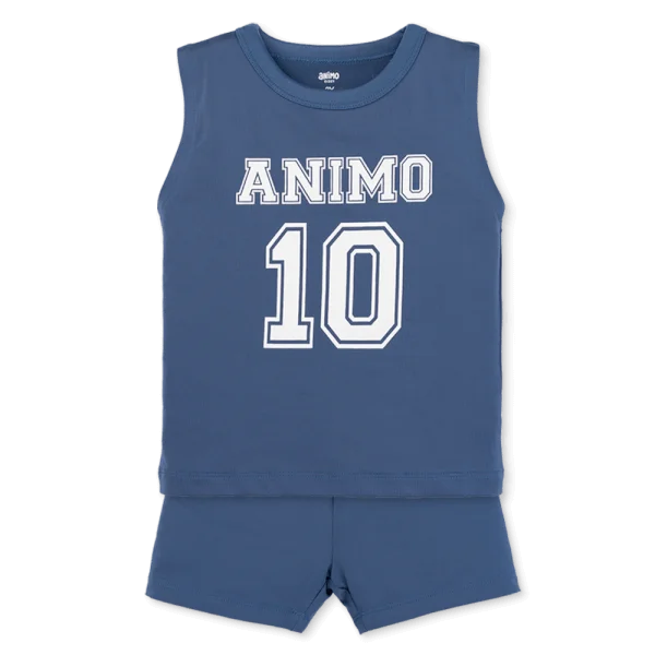 Bộ bé trai áo sát nách quần ngắn Animo easy (1-4Y) HN0725027