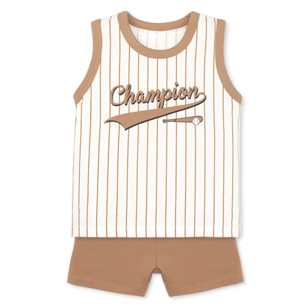 Bộ bé trai áo sát nách quần ngắn Animo easy (1-4Y) HN0725025