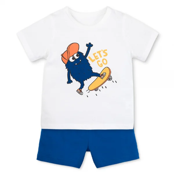 Bộ bé trai áo tay ngắn quần ngắn Animo easy (1-4Y) HN0525058