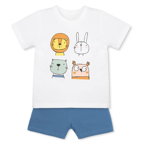 Bộ bé trai áo tay ngắn quần ngắn Animo easy (1-4Y) HN0525055