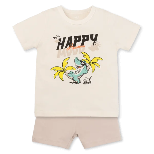 Bộ bé trai áo tay ngắn quần ngắn Animo easy (1-4Y) HN0525047