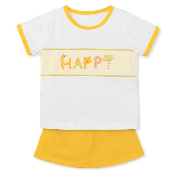 Bộ bé gái áo tay ngắn chân váy Animo easy (1-4Y) TX0625023