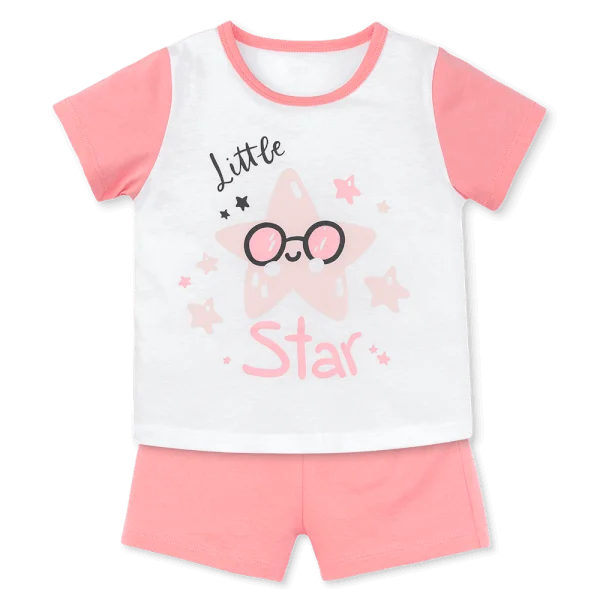 Bộ bé gái áo tay ngắn quần ngắn Animo easy (1-4Y) LU0625016