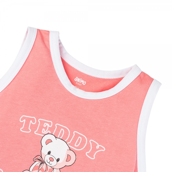 Đầm bé gái Animo Easy LU0625019 (1-4Y,Hồng,TT02)