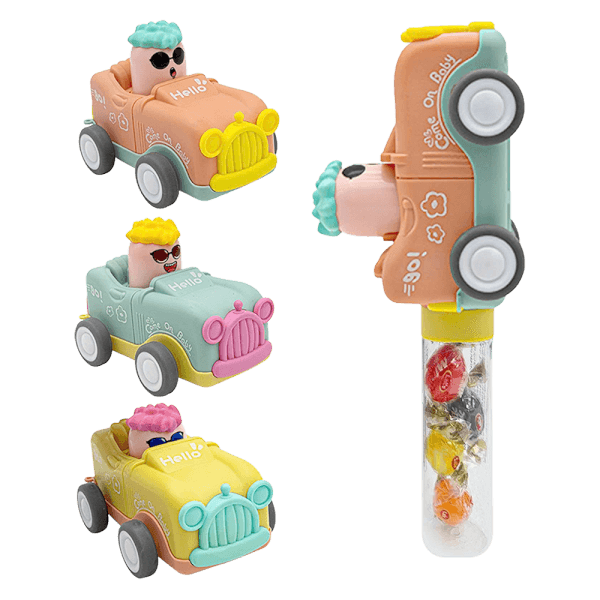 Kẹo cứng hương trái cây Minik Bonbon 9g - hình chú bé lái xe