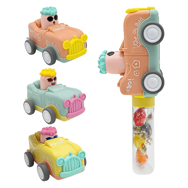 Kẹo cứng hương trái cây Minik Bonbon 9g - hình chú bé lái xe