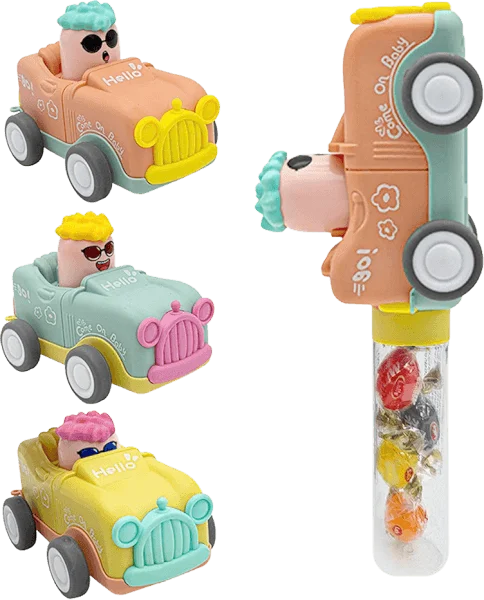 Kẹo cứng hương trái cây Minik Bonbon 9g - hình chú bé lái xe