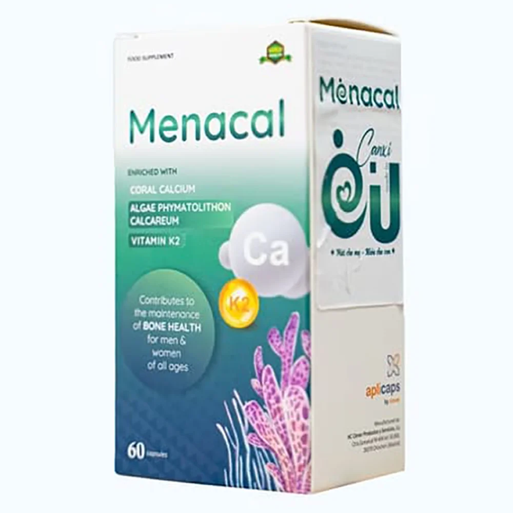 Thực phẩm bảo vệ sức khỏe Menacal