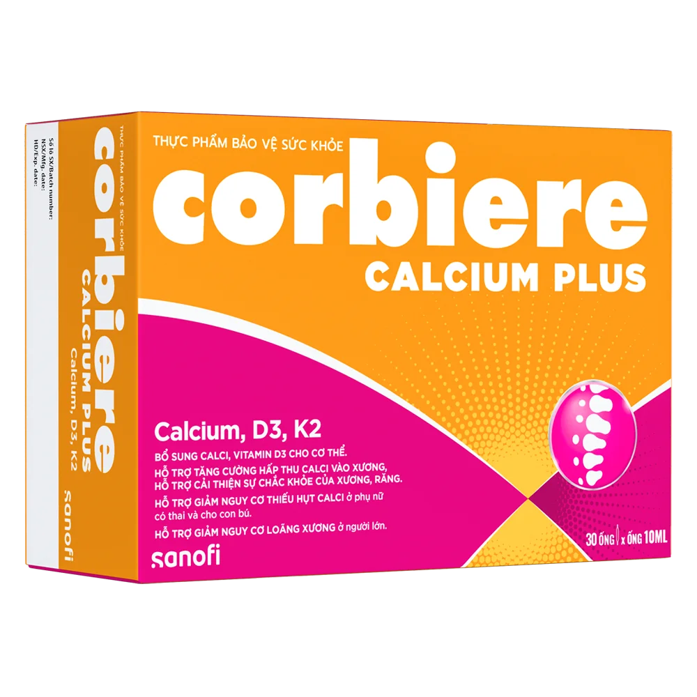 Thực phẩm bảo vệ sức khỏe Corbiere Calcium Plus