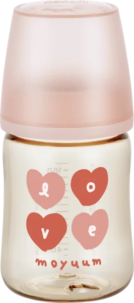 Bình sữa Moyuum thế hệ 3 PPSU 170ml (trái tim hồng)