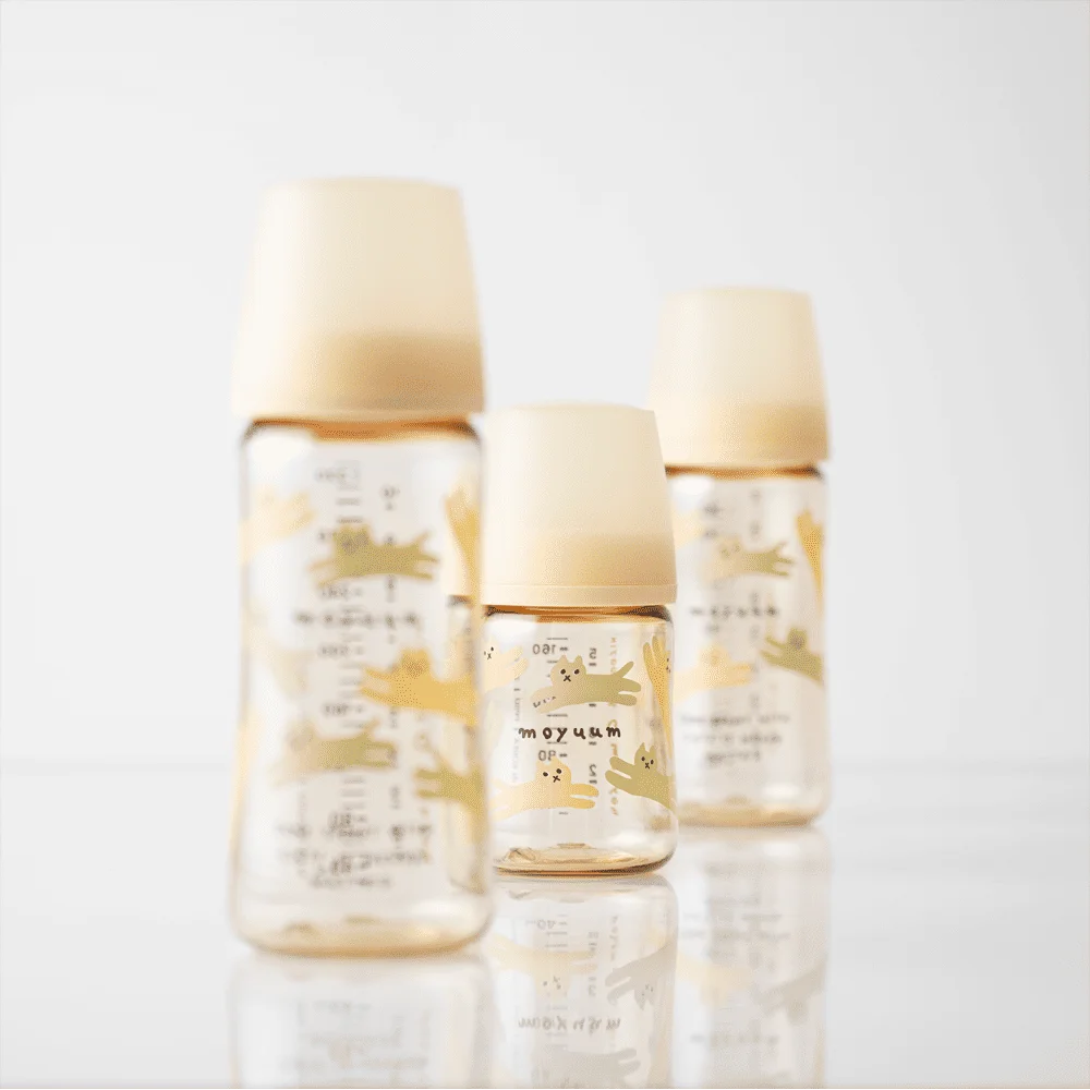Bình sữa Moyuum thế hệ 3 PPSU 170ml (mèo vàng)