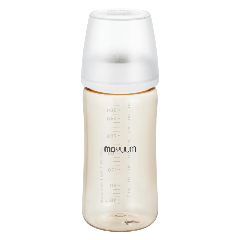 Bình sữa Moyuum thế hệ 3 PPSU 270ml (Beige, mẫu mới)
