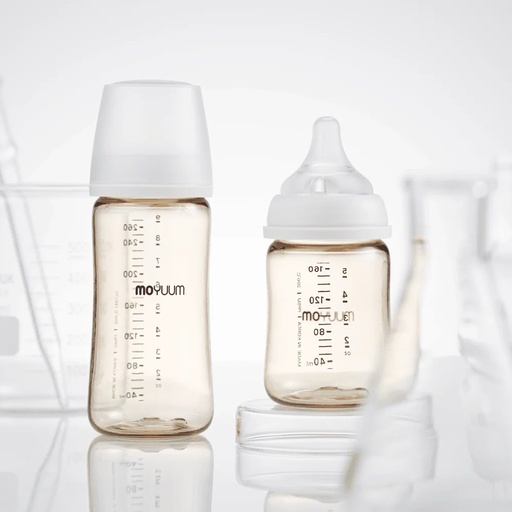 Bình sữa Moyuum thế hệ 3 PPSU 270ml (Beige, mẫu mới)