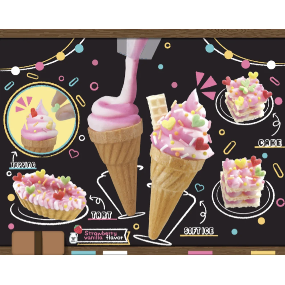 Kẹo sáng tạo thế giới kem Chocolate - Whip Cake Ya San , 27g/hộp