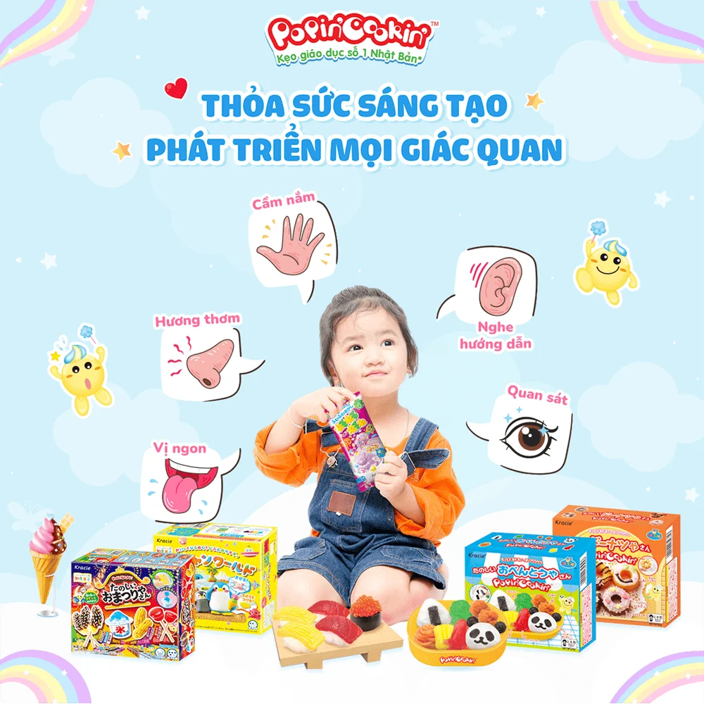 Kẹo sáng tạo thế giới kem Chocolate - Whip Cake Ya San , 27g/hộp