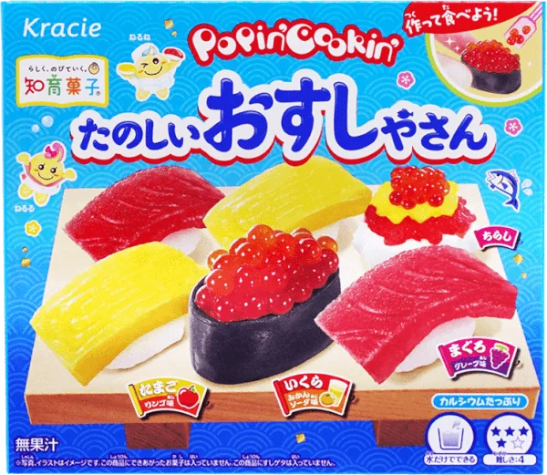 Kẹo sáng tạo sushi -  Popin' Cookin' - Tanoshii Osushi Ya San