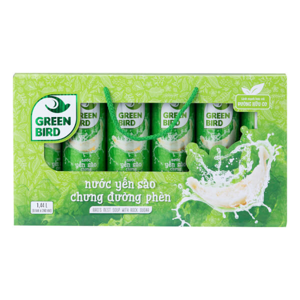 Nước Yến sào chưng đường phèn lốc 6