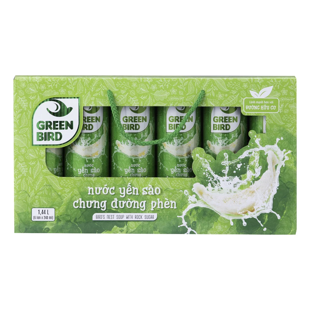 Nước Yến sào chưng đường phèn lốc 6