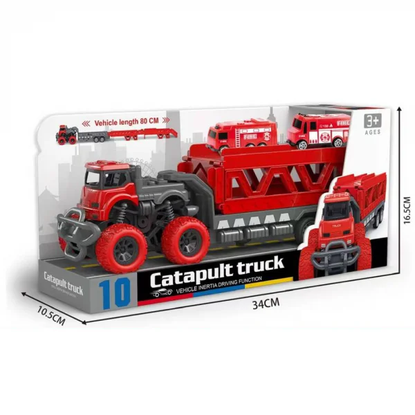 Xe tải cứu hộ vận chuyển xe nhỏ CY557525 (Đỏ)