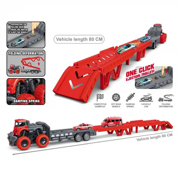 Xe tải cứu hộ vận chuyển xe nhỏ CY557525 (Đỏ)