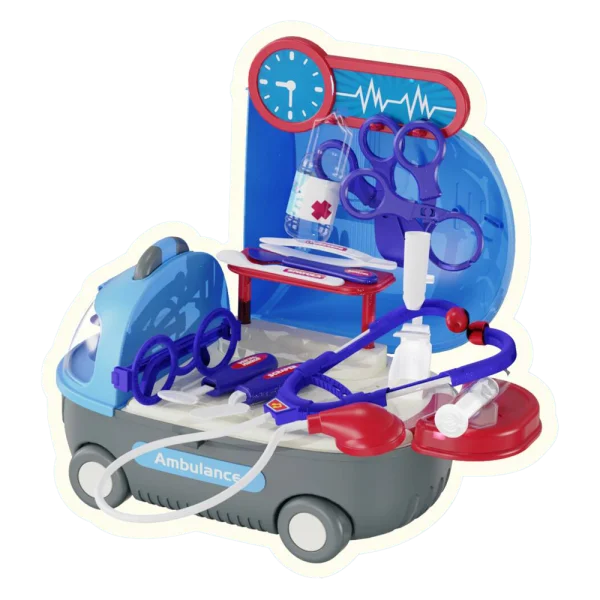 Xe ô tô 2in1 mô phỏng bác sĩ kèm phụ kiện CY632394 C503