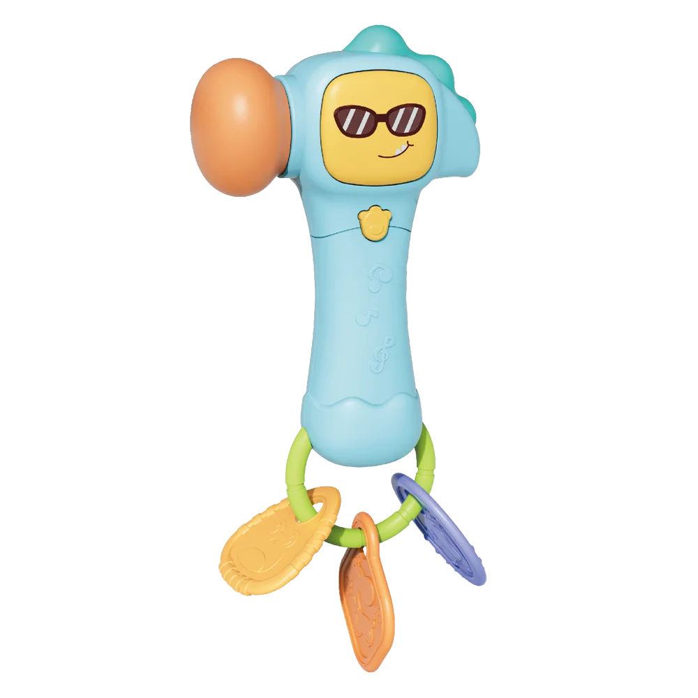 Đồ chơi búa đập đeo kính râm siêu ngầu có nhạc HW24137329-B C504 (Xanh dương)