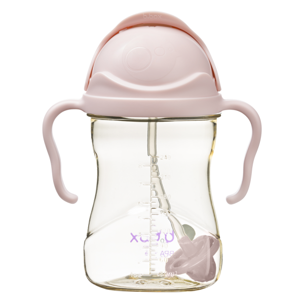 Bình nước PPSU 360 độ cho bé tập uống nước Bbox 240ml (blush)