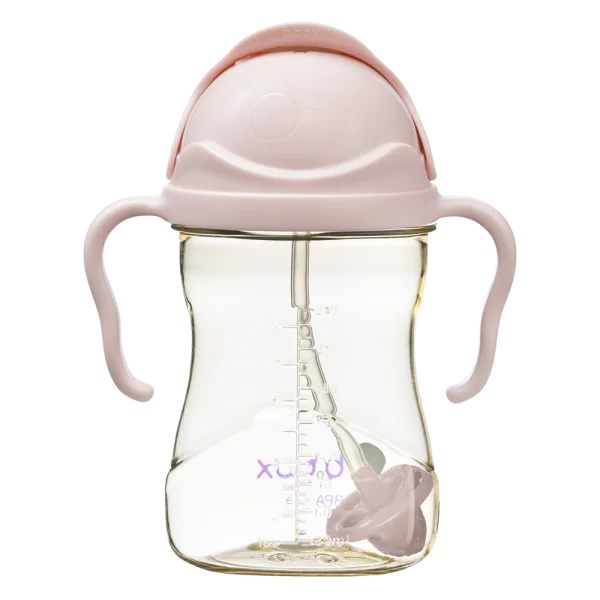 Bình nước PPSU 360 độ cho bé tập uống nước Bbox 240ml (blush)