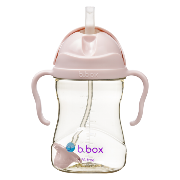 Bình nước PPSU 360 độ cho bé tập uống nước Bbox 240ml (blush)