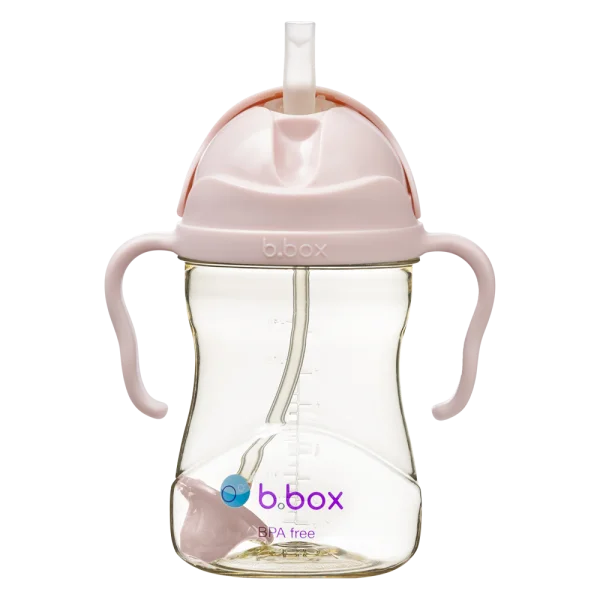 Bình nước PPSU 360 độ cho bé tập uống nước Bbox 240ml (blush)